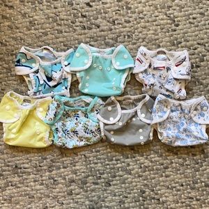 Thirsties snap diapers covers size 1, 6-18lbs